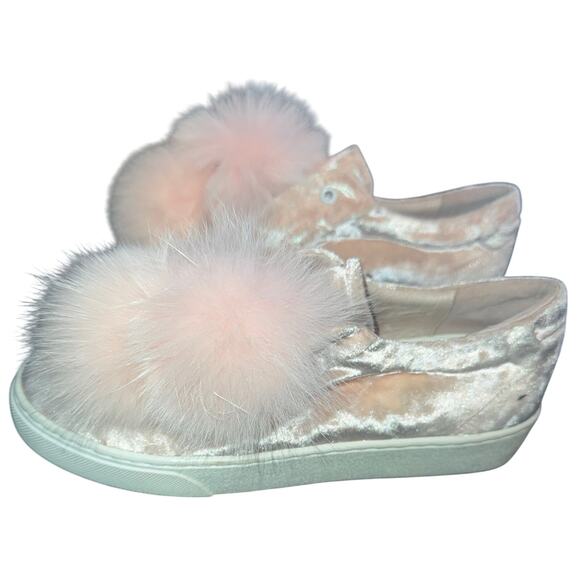 Here/Now pink pom Pom sneakers - size 37/7 - N16 - Picture 3 of 12
